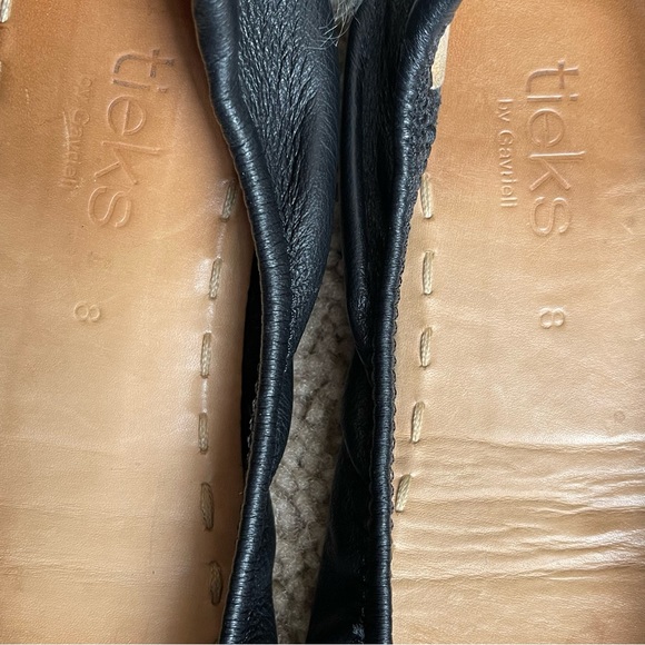 Tieks Women's Matte Black Italian Leather Ballet Flats Sz 8 - Picture 11 of 12